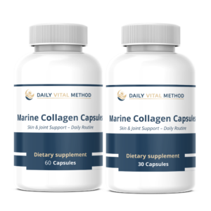 Marine Collagen Capsules - Subscription for 3 Months ( 1 Bottle, 60 Capsules), ( 1 Bottle, 30 Capsules)